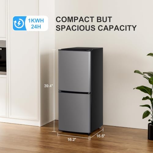 4.2 Cu Ft Mini Fridge with Freezer for Bedroom Small Fridge Refrigerator - Image 3