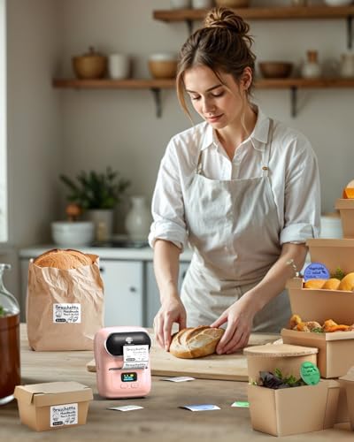 Phomemo M110 Label Maker with 3 Tapes, Bluetooth Portable Thermal Printer - Image 2