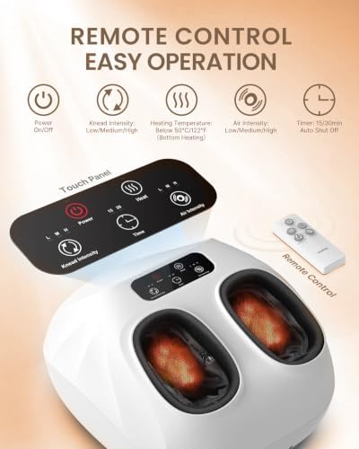 RENPHO Shiatsu Foot Massager with Heat, Deep Kneading & Auto Foot Size Fit - Image 4