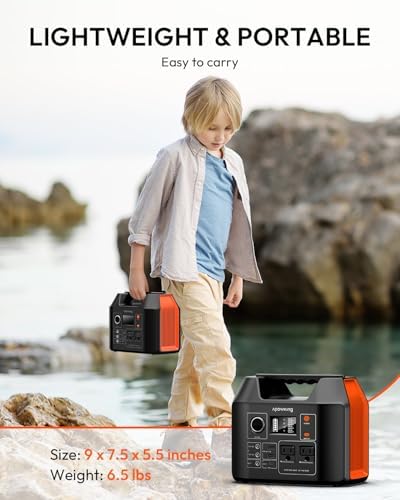 Solar Powered Generator, 300W Portable Power Station with Solar Panel 40W - Image 5