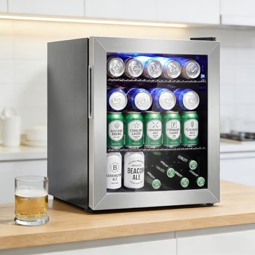 Mini Beverage Refrigerator Cooler -Small Beverage Fridge 1.4cu.ft - Image 2