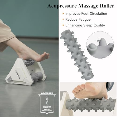 Icing Foot Roller Massager for Plantar Fasciitis Relief, Cold Therapy Massage Tool for Heel Arch Pain & Sore Tired Feet, Runners, Athletes, Standing Workers, Home Office Gym Use, Grey - Image 4