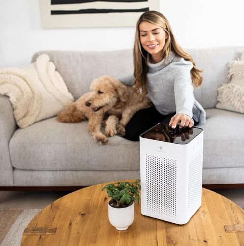 Medify MA-25 Air Purifier with HEPA Filter | 825 ft² Coverage in 1hr for Allergens, Smoke, Wildfires, Odors, Pollen, Pet Dander | Quiet Removal to 0.3 Microns | White, 1-Pack - Image 6