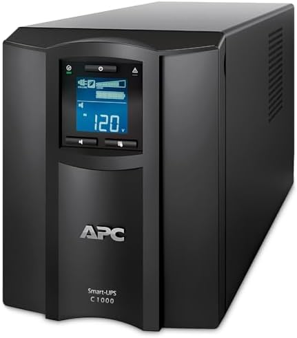 APC Smart-UPS 1000VA/600W Line Interactive UPS with SmartConnect, SMC1000C by APCbySchneider-Electric