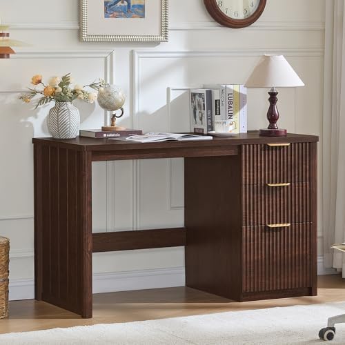 LEYAOYAO Office Desk 48" with 3 Drawers Storage File Cabinet by LEYAOYAO-Findtheshiningpointofyourideallife%EF%BC%81