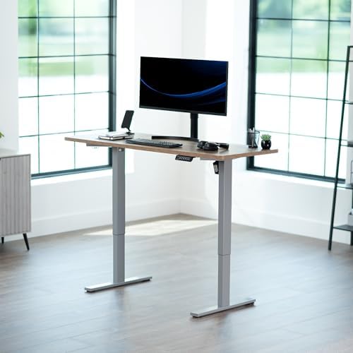 VIVO Reclaimed Wood 60 x 24 in Standing Desk, DESK-KIT-1G6P - Image 2