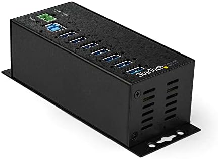 StarTech 7-Port Industrial USB 3.0 Hub 5Gbps, ESD Surge, TAA (HB30A7AME) by StarTech