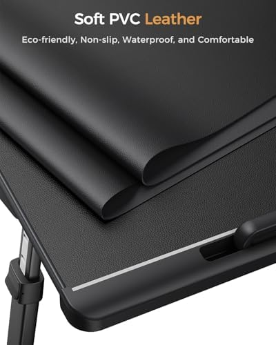 SAIJI Laptop Bed Table for Dual Screens, Lap Desk with Monitor Stand - Image 7