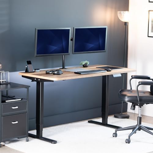 VIVO Reclaimed Wood 55 x 28 in Standing Desk, DESK-KIT-2B55P - Image 2