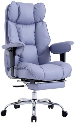 Efomao Executive Office Chair 400lbs,Purple Big and Tall Desk Chair by OFFICECHAIR