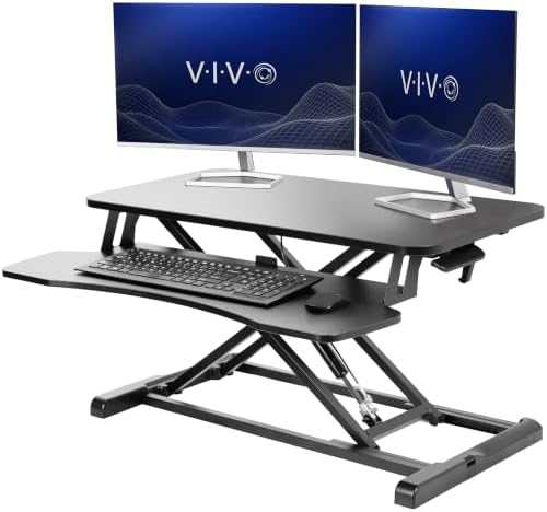 VIVO Black 32 in Standing Desk Converter, DESK-V000K by VIVO