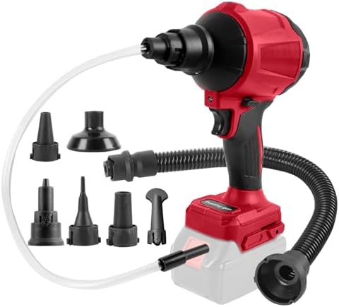 Cordless Dust Blower for Milw-aukee 18V Battery(Tool Only), Air Duster Compressed Air Mattress Pump,447MPH 40000RPM for Car,Garages,Sawmill Room,Workshop Cleaning (for Milwa-ukee 18V Battery) by ArtisanCutdcvbny