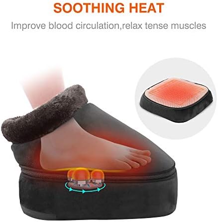 Snailax Shiatsu Foot and Back Massager with Heat - Kneading Feet Massager Machine with Heating Pad, Back Massage Cushion or Foot Warmer,Massagers for Back,Leg,Foot Pain Relief - Image 3
