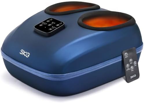SKG YS100 Foot Massager with Heat for Plantar Fasciitis Pain Relief by SKG
