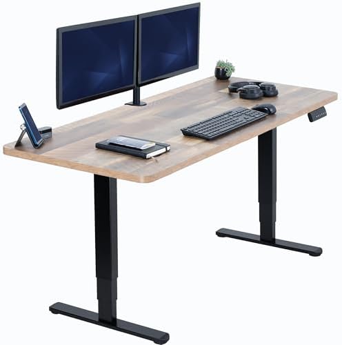 VIVO Reclaimed Wood 60 x 24 in Standing Desk, DESK-KIT-2B6P by VIVO