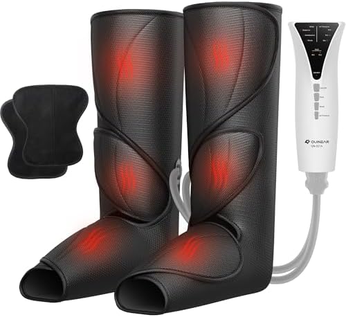 QUINEAR Air Compression Leg Massager with Heat for Circulation FSA-HSA by QUINEAR
