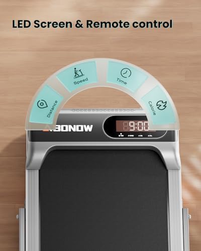 Abonow Walking Pad with Handle Bar - 2 in 1 Under Desk Treadmill - Image 2