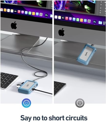 uni USB C Hub,8-in-1 USB Type C Multiport Hub 4K @60Hz HDMI for Laptop,3FT - Image 5