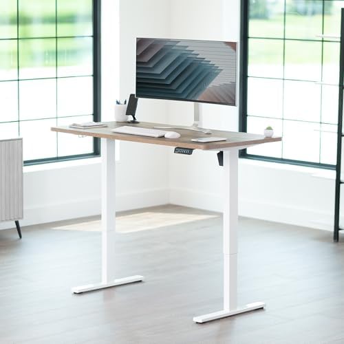 VIVO Reclaimed Wood 55 x 28 in Standing Desk, DESK-KIT-1W55P - Image 2