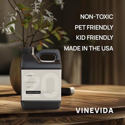 VINEVIDA [32 Fl Oz] Cashmere Fragrance Oil for Cold Air Diffusers, Essential Oils for Diffuser Oil Refill & Air Freshener Room Spray - Image 6