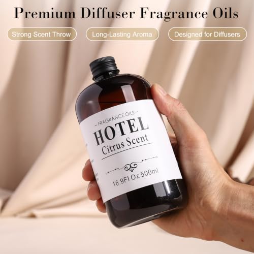 Hotel Collection Citrus Scent Essential Oil for Diffuser – Fresh, 16.9oz - Image 6