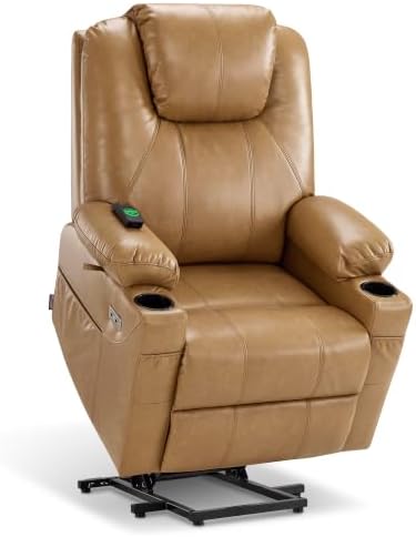 MCombo Large Power Lift Recliner Chair for Elderly, Heat and Massage 7516 by MCombo