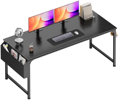 PRAISUN 63'' Computer Desk with Fabric Storage Bag by PRAISUN