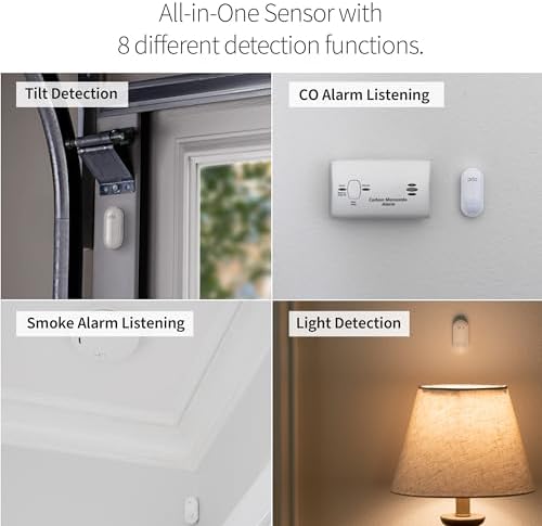 Arlo Home Security System - Wired Keypad Sensor Hub, (2) 8-in-1 Sensors, 24/7 Professional Monitoring- No Contract Required, DIY Installation, Alarm System for Home Security – SS1201, White - Image 5