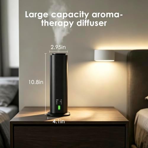 Waterless Oil Diffuser kit, Aluminum Alloy，2 x 100ml Hotel Essential Oils - Image 5