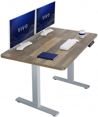VIVO Reclaimed Wood 48 x 30 in Standing Desk, DESK-KIT-1G5P by VIVO
