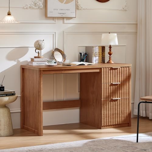 LEYAOYAO Office Desk 48" with 3 Drawers Storage File Cabinet by LEYAOYAO-Findtheshiningpointofyourideallife%EF%BC%81
