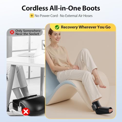 Comfytemp Air Compression Recovery Device for Foot (1 Pack, Fits Size 6-10) - Image 2