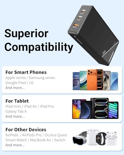 GENSROCK Portable Charger Power Bank 20000mAh,Travel Power Bank - Image 5
