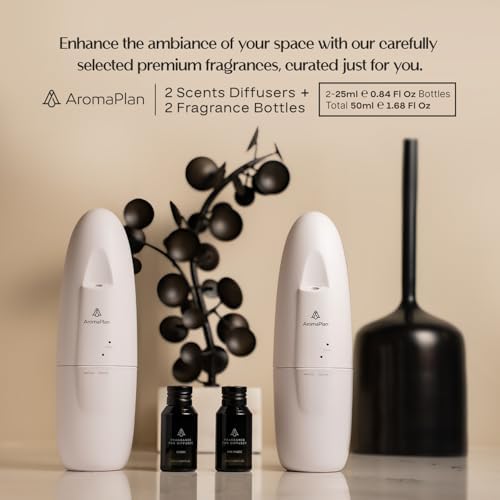 Plug in Wall Diffuser 2 Pack + 2 Scents + App – Cold Air, 5 Star Hotel - Image 3