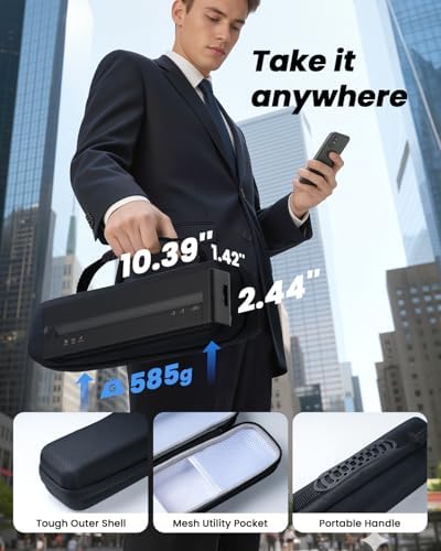 TATTMUSE A28U Inkless Thermal Portable Travel Printer 8.5 x 11 with a Case - Image 2