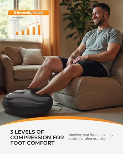 CooCoCo FSA Eligible Foot Massager with Heat, Shiatsu Massage - Image 5