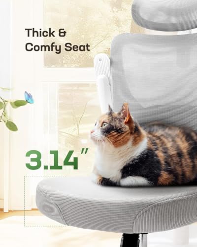 Marsail Ergonomic Office Chair with 3D Armrests, Pack of 4 - Image 6