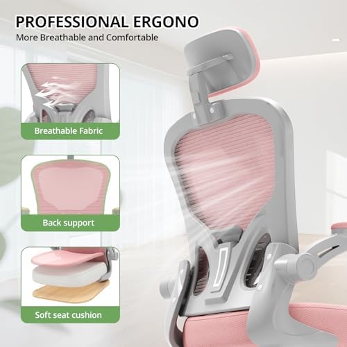 Synorla Office Chair|330LBS Capacity Ergonomic Desk Chair - Image 6