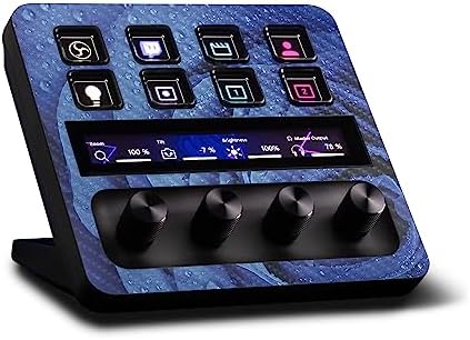 MightySkins Carbon Fiber Skin Compatible with Elgato Stream Deck + - Rose Closeup | Protective, Durable Textured Carbon Fiber Finish | Easy to Apply, Remove, and Change Styles | Made in The USA by MIGHTY+SKINS