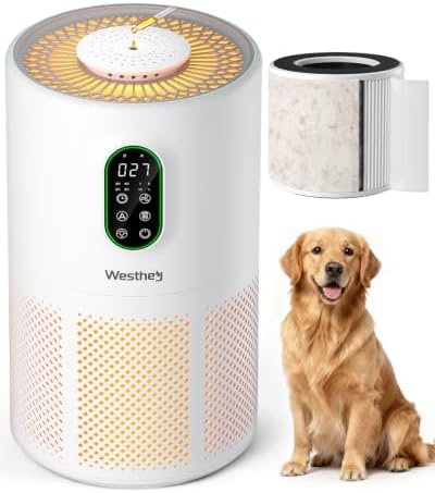 WESTHEY Air Purifiers for Home Larger Room with Washable Filter Auto Mode by WESTHEY