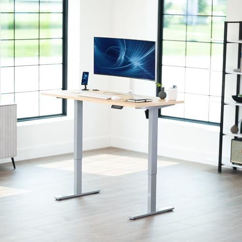 VIVO Light Wood 55 x 28 in Standing Desk, DESK-KIT-1G55C - Image 2
