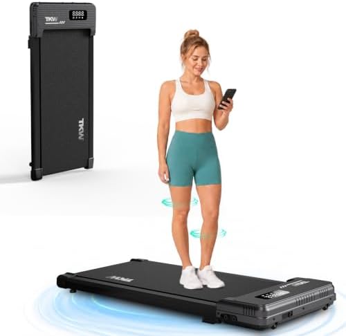 Walking Pad with Vibration Plates, 3 in 1 Walking Vibration Pad, Walking Pad with Incline, Under Desk Walking Pad with Remote Control and LED Display for Home Small Space by TKWRUN
