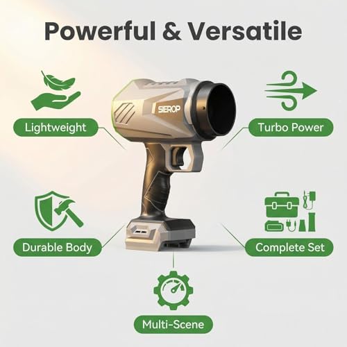 Leaf Blower Cordless Jet Fan Blower 100000 RPM Fan 21V Battery Charger Handheld Electric Blower for Car Drying Patio Garden Care - Image 3