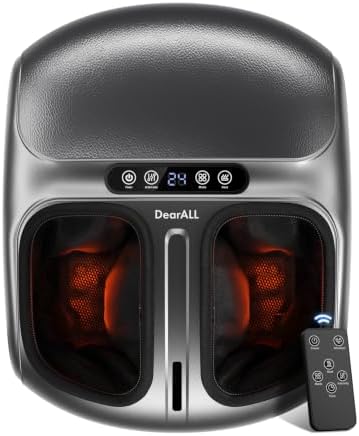 Shiatsu Foot Massager with Heat and Air Compression for Plantar Fasciitis by Unknown