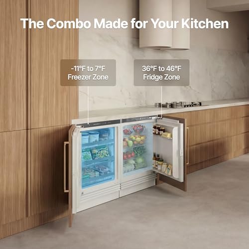 Ca'Lefort 48-Inch Panel Ready Refrigerator & Freezer Combo, 2 Units - Image 2