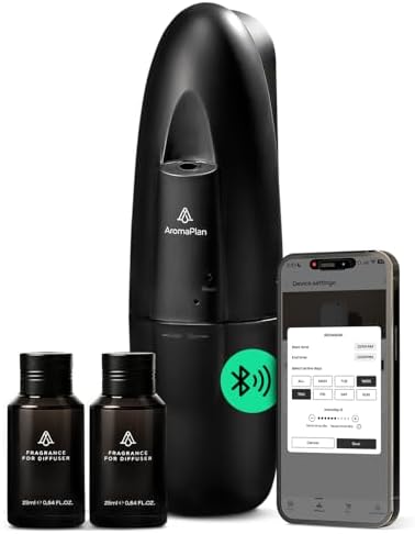 Plug in Wall Diffuser + 2 Scents + App – Cold Air, 5 Star Hotel by AromaPlan