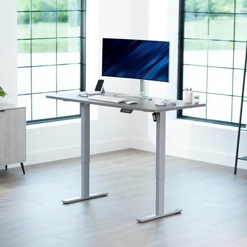 VIVO Dark Gray 60 x 30 in Standing Desk, DESK-KIT-1G6G-30 - Image 2