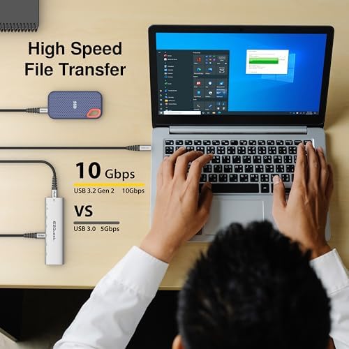 INC. USB Type-C Slim HUB GEN 2 Adapter 6-in-1 - Image 5