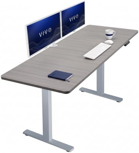 VIVO Dark Gray 71 x 30 in Standing Desk, DESK-KIT-1G7G by VIVO
