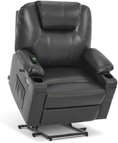 MCombo Power Lift Recliner Chair for Elderly, Heat and Massage R7045 by MCombo